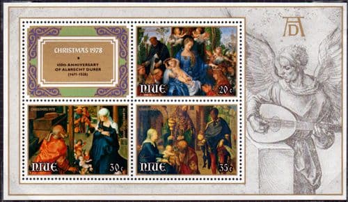 Niue 1978 Christmas Miniature Sheet MS 262 Fine Mint
