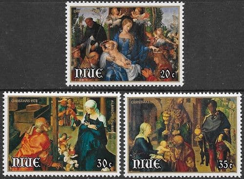 Niue 1978 Christmas Set Fine Mint