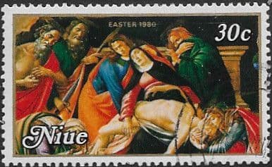 Niue 1979 Easter. Pieta. Paintings Sg 332 Fine Used