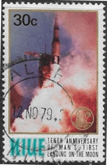Niue 1979 First Landing on the Moon Sg 300 Fine Used