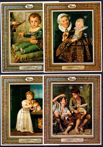Niue 1979 International Year of the Child Miniature Sheet Charity Issue Fine Mint