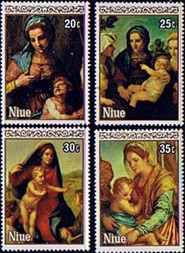 Niue 1980 Christmas Set Fine Mint