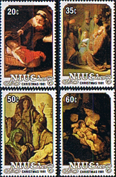 Niue 1981 Christmas Set Fine Used