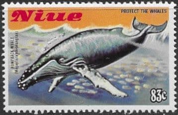 Niue 1983 Protect the Whales Sg 493 Fine Mint