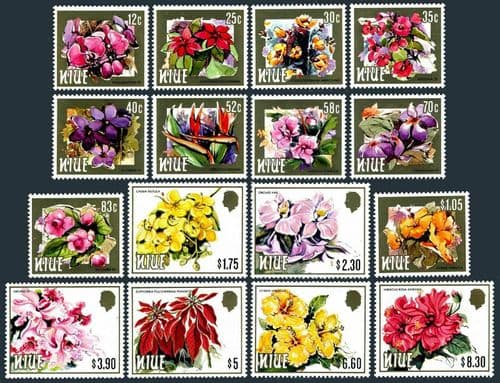 Niue 1984 Flowers (2nd series) Set Fine Mint