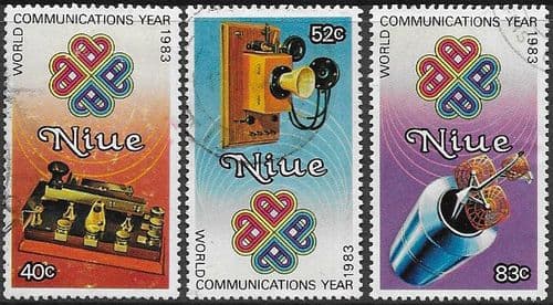Niue 1984 World Communications Year Set Fine Used