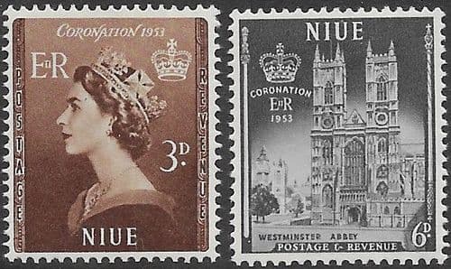 Niue Queen Elizabeth II 1953 Coronation Set Fine Mint