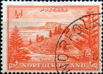 Norfolk Island 1947 Ball Bay SG 1 Fine Used