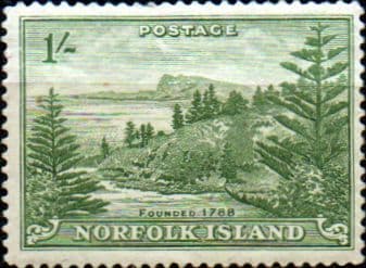 Norfolk Island 1947 Ball Bay SG 11 Fine Mint