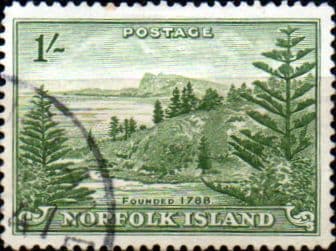 Norfolk Island 1947 Ball Bay SG 11 Fine Used