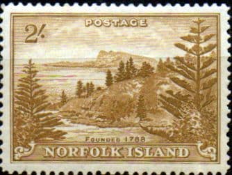 Norfolk Island 1947 Ball Bay SG 12 Fine Mint