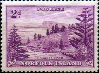 Norfolk Island 1947 Ball Bay SG 4 Fine Mint
