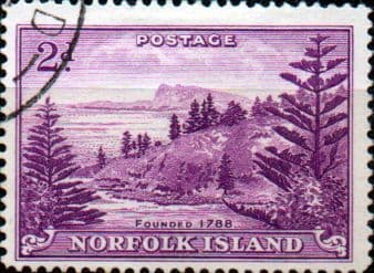 Norfolk Island 1947 Ball Bay SG 4 Fine Used