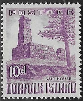Norfolk Island 1953 Salt House SG 17 Fine Mint