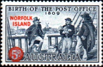 Norfolk Island 1956 Landing of Pitcairners SG 23 Fine Mint