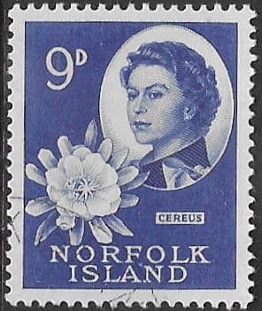Norfolk Island 1960 Queen Elizabeth SG 29 Fine Used
