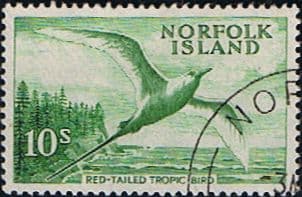 Norfolk Island 1960 Red Tailed Tropic Bird SG 36 Fine Used