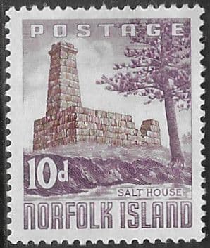Norfolk Island 1960 Salt House SG 30 Fine Mint