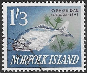 Norfolk Island 1962 Fishes SG 46 Fine Used