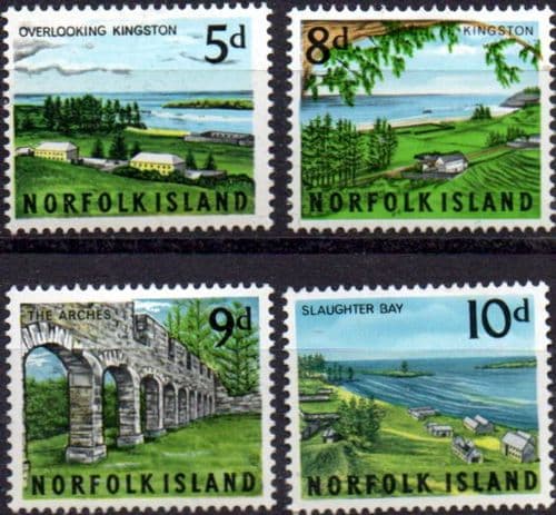 Norfolk Island 1964 Views Set Fine Mint