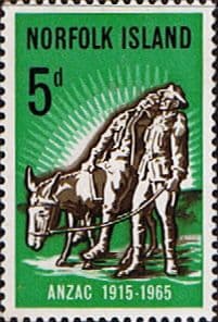 Norfolk Island 1965 ANZAC SG 58 Fine Mint