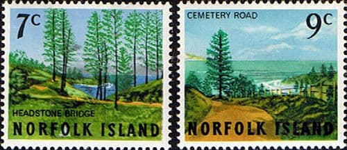 Norfolk Island 1966 Scenes Set Fine Mint