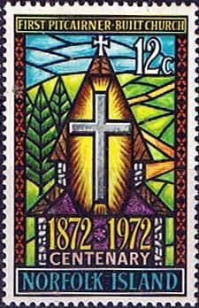 Norfolk Island 1972 First Pitcairner-built Church Fine Mint