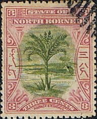 North Borneo 1897 SG 96a State Issue Fine Used