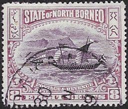 North Borneo 1897 State Issue SG 102 Fine Used