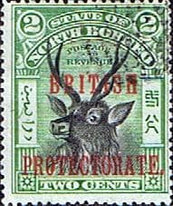 North Borneo 1901 SG 128 British Protectorate Overprint Fine Used