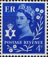 Northern Ireland 1968 Queen Elizabeth SG NI 7 Fine Mint