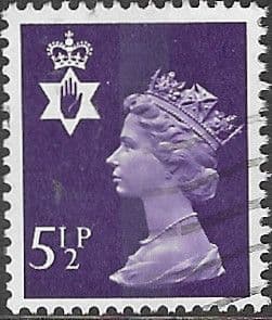 Northern Ireland 1971 Queen Elizabeth Machin SG NI 19 Fine Used