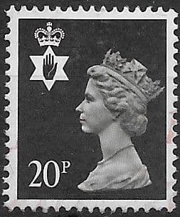 Northern Ireland 1971 Queen Elizabeth Machin SG NI 51 Fine Used