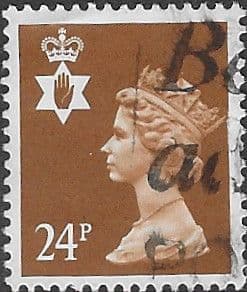 Northern Ireland 1971 Queen Elizabeth Machin SG NI 58 Fine Used