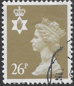 Northern Ireland 1971 Queen Elizabeth Machin SG NI 61 Fine Used