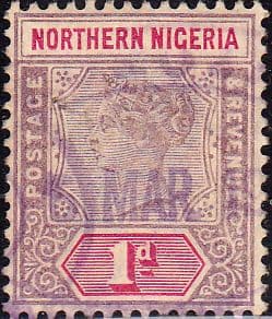 Northern Nigeria 1901 Queen Victoria SG 2 Fine Used