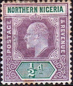 Northern Nigeria 1902 King Edward VII SG 10 Fine Used
