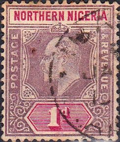 Northern Nigeria 1902 King Edward VII SG 11 Fine Used