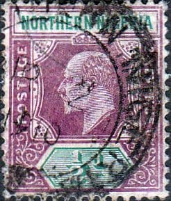 Northern Nigeria 1905 King Edward VII SG 20 Fine Used