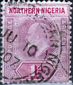 Northern Nigeria 1905 King Edward VII SG 21 Fine Used