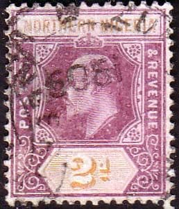 Northern Nigeria 1905 King Edward VII SG 22 Fine Used