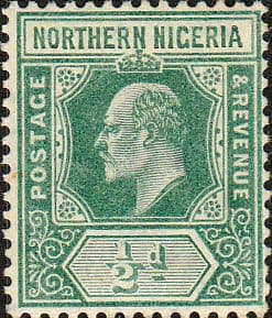 Northern Nigeria 1910 King Edward VII SG 28 Fine Mint