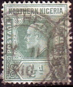 Northern Nigeria 1910 King Edward VII SG 28 Fine Used