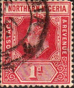 Northern Nigeria 1910 King Edward VII SG 29 Fine Used