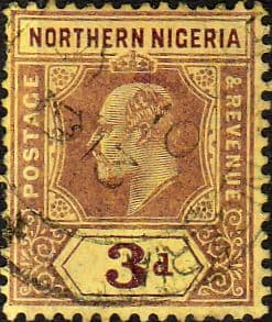 Northern Nigeria 1910 King Edward VII SG 32 Fine Used