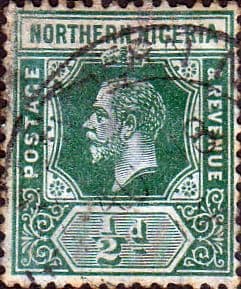 Northern Nigeria 1912 King George V SG 40 Fine Used