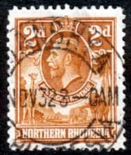 Northern Rhodesia 1925 Animals SG 4 Fine Used