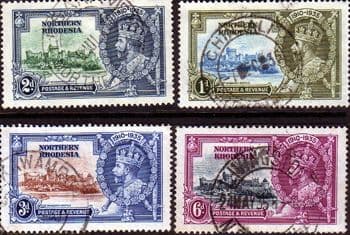 Northern Rhodesia 1935 King George V Silver Jubilee Set Fine Used