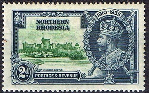 Northern Rhodesia 1935 Silver Jubilee SG 19 Fine Mint