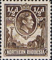 Northern Rhodesia 1938 Animals SG 26 Fine Mint